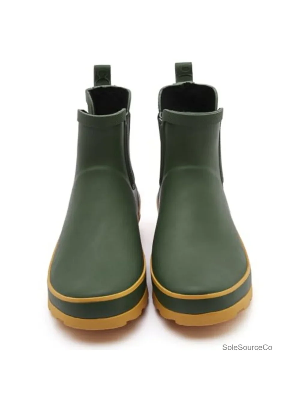 Waterproof Ankle Rain Boots for Women, Rubber Non-Slip Garden Shoes, Pull-On